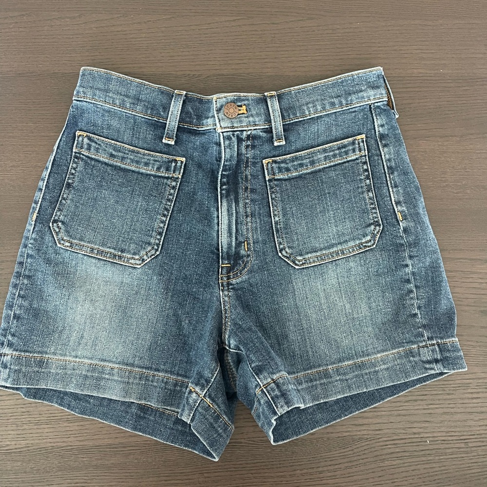 J.Crew High-Waisted Denim Shorts